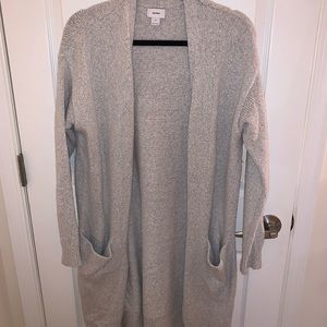 Old Navy Long Gray Cardigan